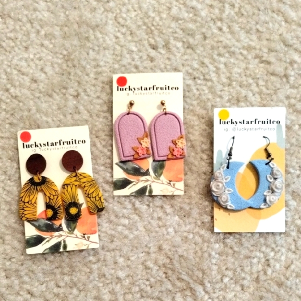 Free: Etsy Earrings Set (NWOT)